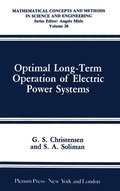 Cover: Optimal Long-Term Operation of Electric Power Systems - Springer