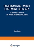 Cover: Environmental Impact Statement Glossary - Springer