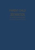 Cover: Parent-Child Separation - Plenum Publishing Corporation