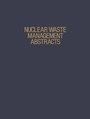 Cover: Nuclear Waste Management Abstracts - Springer