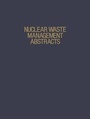 Cover: Nuclear Waste Management Abstracts - Kluwer Academic / Plenum Publishers