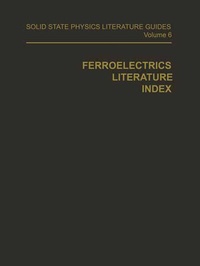 Abbildung von: Ferroelectrics Literature Index - Springer