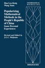 Cover: Popularizing Mathematical Methods in the People's Republic of China - Birkhauser Boston Inc