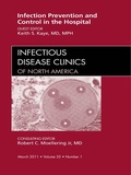Cover: Infection Prevention and Control in the Hospital, An Issue of Infectious Disease Clinics - Saunders