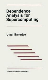 Enlarge image Cover: Defence Analysis for Supercomputing - Kluwer Academic Publishers