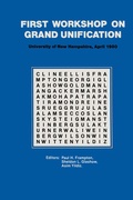 Cover: First Workshop on Grand Unification - Birkhauser Boston Inc