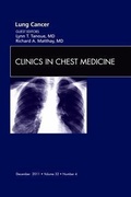 Cover: Lung Cancer, An Issue of Clinics in Chest Medicine: Volume 32-4 - Saunders