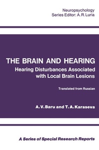 Enlarge image Cover: The Brain and Hearing - Springer