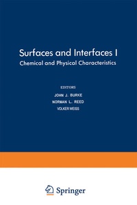 Enlarge image Cover: Surfaces and Interfaces I - Springer