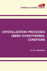 Enlarge image Cover: Crystallization Processes under Hydrothermal Conditions - Springer