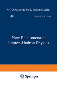 Enlarge image Cover: New Phenomena in Lepton-Hadron Physics - Springer