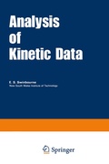 Cover: Analysis of Kinetic Data - Springer