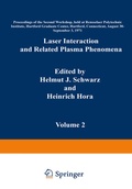 Cover: Laser Interaction and Related Plasma Phenomena - Springer