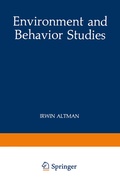 Cover: Environment and Behavior Studies - Springer