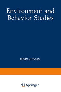 Enlarge image Cover: Environment and Behavior Studies - Springer
