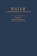 Cover: Water: A Comprehensive Treatise - Springer