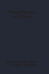 Enlarge image Cover: Principal Functions - Springer