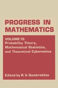 Cover: Probability Theory, Mathematical Statistics, and Theoretical Cybernetics - Springer