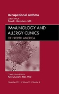 Cover: Occupational Asthma, An Issue of Immunology and Allergy Clinics - Saunders