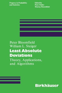 Enlarge image Cover: Least Absolute Deviations - Birkhauser Boston Inc
