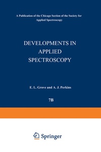 Enlarge image Cover: Developments in Applied Spectroscopy - Springer