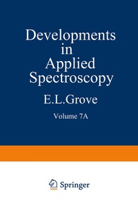 Enlarge image Cover: Developments in Applied Spectroscopy - Springer