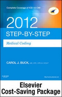 Abbildung von: Medical Coding Online for Step-By-Step Medical Coding 2012 (User Guide, Access Code, Textbook, Workbook), 2012 ICD-9-CM for Hospitals, Volumes 1, 2 & 3 Standard Edition, 2012 HCPCS Level II Standard Edition and 2012 CPT Standard Edition Package - Saunders