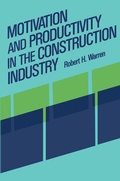 Cover: Motivation and Productivity in the Construction Industry - Springer