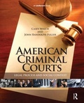 Cover: American Criminal Courts - Anderson Publishing
