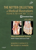 Cover: The Netter Collection of Medical Illustrations: Musculoskeletal System, Volume 6, Part II - Spine and Lower Limb - Saunders