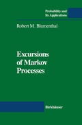 Cover: Excursions of Markov Processes - Birkhauser Boston Inc