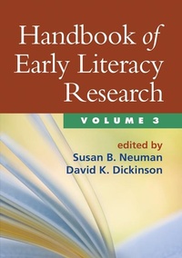 Enlarge image Cover: Handbook of Early Literacy Research, Volume 3 - Guilford Press