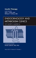 Cover: Insulin Therapy, An Issue of Endocrinology and Metabolism Clinics: Volume 41-1 - Saunders
