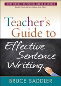 Cover: Teacher's Guide to Effective Sentence Writing - Guilford Press