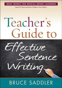 Enlarge image Cover: Teacher's Guide to Effective Sentence Writing - Guilford Press