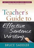 Cover: Teacher's Guide to Effective Sentence Writing - The Guilford Press