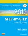 Cover: Workbook for Step-by-Step Medical Coding 2013 - Saunders