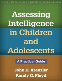 Enlarge image Cover: Assessing Intelligence in Children and Adolescents - Guilford Press
