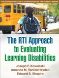 Cover: The RTI Approach to Evaluating Learning Disabilities, Lay-flat - Guilford Press