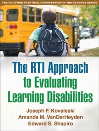 Enlarge image Cover: The RTI Approach to Evaluating Learning Disabilities, Lay-flat - Guilford Press