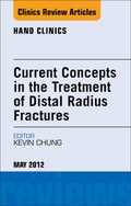 Cover: Current Concepts in the Treatment of Distal Radius Fractures, An Issue of Hand Clinics - Saunders