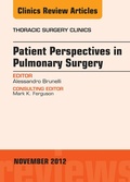 Bild: Patient Perspectives in Pulmonary Surgery, An Issue of Thoracic Surgery Clinics - Saunders