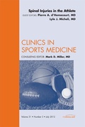 Cover: Spinal Injuries in the Athlete, An Issue of Clinics in Sports Medicine - Saunders