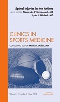Cover: Spinal Injuries in the Athlete, An Issue of Clinics in Sports Medicine: Volume 31-3 - Saunders