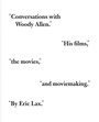 Cover: Conversations with Woody Allen - Knopf