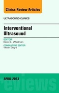 Cover: Interventional Ultrasound,An Issue of Ultrasound Clinics: Volume 8-2 - Elsevier