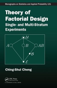 Enlarge image Cover: Theory of Factorial Design - CRC Press