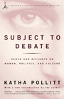 Cover: Subject to Debate - Modern Library