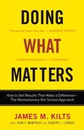 Cover: Doing What Matters - Three Rivers Press