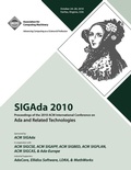Cover: SIGADA 10 Proceedings of 2010 ACM International Conference on ADA - ACM